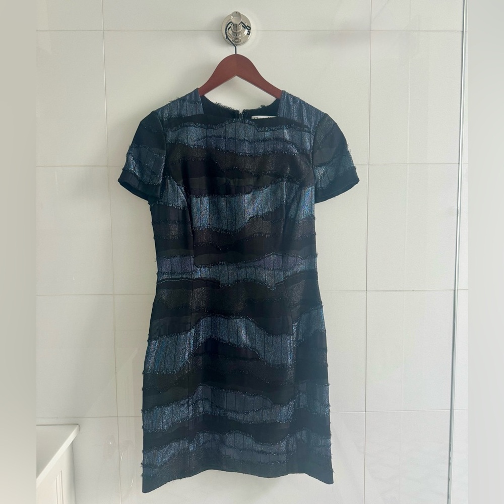 Dior Black and Blue Cocktail Dress